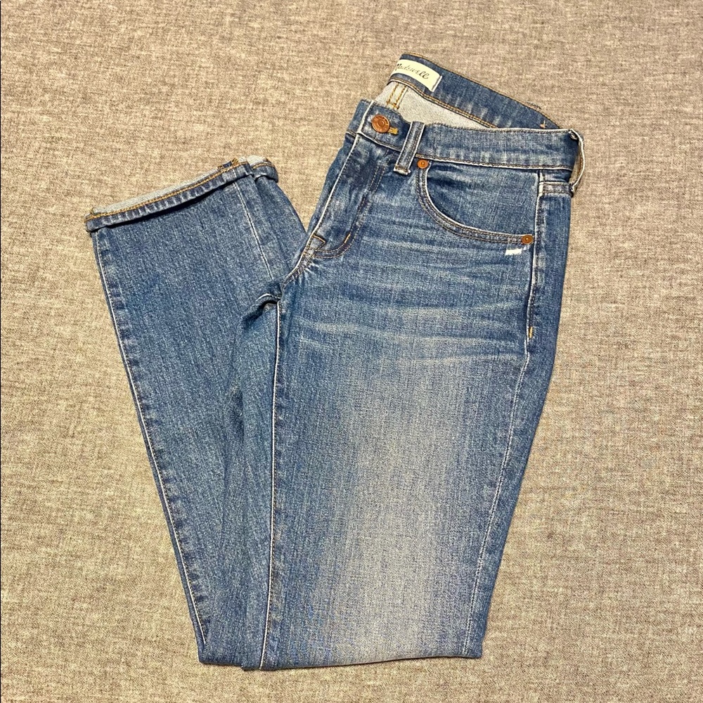 Madewell Blue Boyfriend Jeans